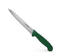 Giesser since 1776 - Made in Germany - Coltello per sfilettare verde, Basic Green, lama di 18 cm, antiscivolo, lavabile in lavastoviglie, inossidabile