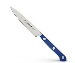 Giesser since 1776 - Made in Germany - Coltello spelucchino, forgiato, blu, Skyline Blue, 10 cm, coltello da lardo rivettato, inossidabile, lavabile in lavastoviglie