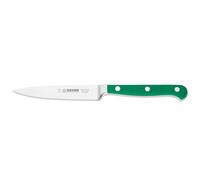 Giesser since 1776 - Made in Germany - Coltello spelucchino, forgiato, verde, Skyline Green, 10 cm, coltello da lardo rivettato, inossidabile, lavabile in lavastoviglie