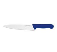 Giesser since 1776 - Made in Germany - Coltello trinciante blu, Basic Blue, lama ci 20 cm, antiscivolo, coltello da cuoco fine, lavabile in lavastoviglie, inossidabile