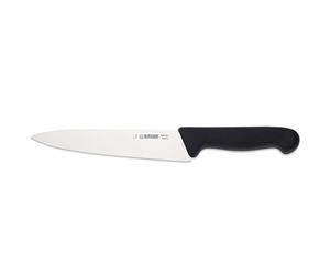 Giesser since 1776 - Made in Germany - Coltello trinciante nero, Basic Black, lama di 18 cm, antiscivolo, coltello da cuoco fine lavabile in lavastoviglie, inossidabile