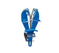 Giesser since 1776 - Made in Germany - Sharp easy, affilacoltelli, con supporto, acciaino, doppia funzione, blu, 9980 b