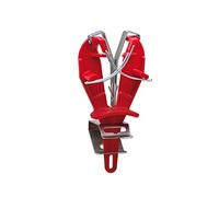 Giesser since 1776 - Made in Germany - Sharp easy, affilacoltelli, con supporto, acciaino, doppia funzione, rosso, 9980 r