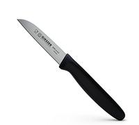GIESSER since 1776 - Made in Germany - Spelucchino nero, lama 8 cm, antiscivolo, piccolo coltello da cucina lavabile in lavastoviglie, acciaio inossidabile