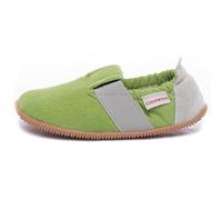 Giesswein Söll - Slim Fit, Pantofole Piatte, Unisex - Bambini e ragazzi, Verde Erba 467, 26 EU