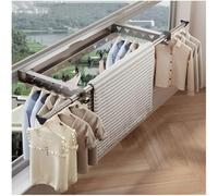 GIFALPXO 95x26.7x7.5cm, Stendibiancheria Estensibile, Portaoggetti Pieghevole Invisibile, Stendibiancheria a Parete per Biancheria da Letto, Abbigliamento, Mensola da Parete Pieghevole per Bagno