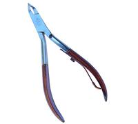 Gifaz Tronchesino per Cuticole in Acciaio Inox rivestito con vernice marrone Taglia Cuticole Professionale per Manicure e Pedicure, Lunghezza 105 mm