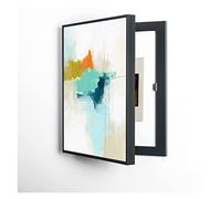 GIFRAN Scatola del contatore Elettrico Pittura Decorativa Coperchio del Pannello Elettrico Coperchio Decorativo Arte Astratta Minimalista Flip Cover Scatola di occlusione multimediale (Color : D)