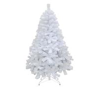 Gift 4 All Occasions SHATCHI Albero di Natale Artificiale in Pino dell'Alaska, Nero, Verde, Bianco, dall'aspetto cespuglioso, con Supporto in Metallo, Decorazione Natalizia per la casa, PVC, 180 cm
