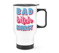 Gift Base Bad Bitch Energy - Tazza da viaggio con manico