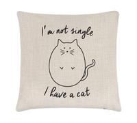 Gift Base Federa Cuscino 40 x 40 cm Cotone E Poliestere Gatto Divertente