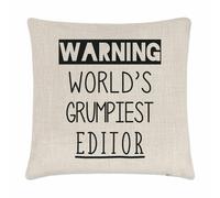 Gift Base Federa Cuscino Editor Più Grumpy 40cm In Poliestere 100% Quadrata