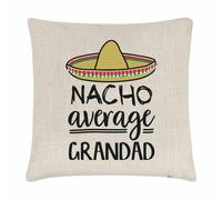 Gift Base Federa Cuscino Nacho Average Grandad 40cm Cotone Poliestere Quadrata