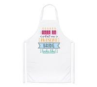 Gift Base Grembiule Da Cuoco Divertente Per Matrimonio Donna Sposa Bianca