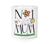 Gift Base No.1 Mum Hearts Makeup Brush Pencil Pot - Portapenne Festa Della Mamma