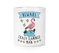 Gift Base Porta Matite Truccante Flamingo Crazy Man Rosa - 1 Pezzo