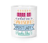 Gift Base Portamatite Trucco Divertente In Stile Post Lady Pot Penna Per Makeup