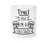 Gift Base Portapenne TruSt Me I'm A Van Lady Trucco - Barattolo Divertente