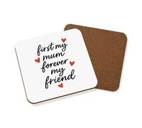 Gift Base Sottobicchiere 9x9cm In Fibra Pressata Hardboard Festa Della Mamma