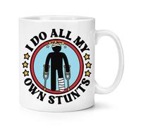 Gift Base Tazza con scritta "I Do All My Own Stunts" da 283,5 g