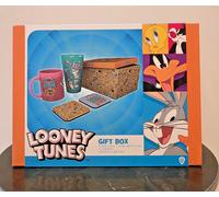 Gift Box Abystyle Looney Tunes Tazza Bicchiere e 2 sotto bicchieri Idea Regalo
