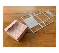 Gift Box Making Metal Die Cuts Cutting dies, Gift Box Making Paper Cards Cutting Dies Cut Stencils for DIY Embossing Card Making Book Tags Decorative Paper Dies Scrapbooking