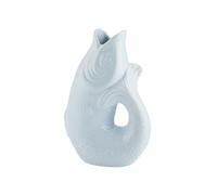 Gift Company Vaso Monsieur Carafon S, Vaso Deco a Forma di Pesce, in gres, Blue Horizon