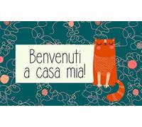 Gift Company Zerbino Benvenuti a Casa Mia, Cocco, Colorato, 75x2x45 cm