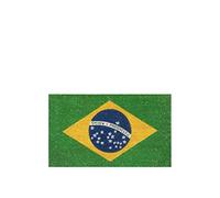 Gift Company Zerbino Brasile Flag, Cocco/PVC, Colorato, 75x1.5x45 cm
