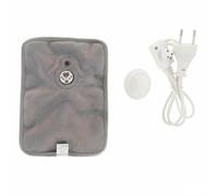 Gift Decor Borsa dell'Acqua Calda elettrica Mani Grigio plastica 380 W Velluto (12 Pezzi)