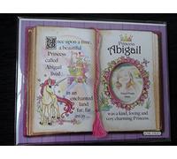 Gift for Abigail Princess Unicorn cornice a scelta e supporto con scritta Special