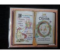 Gift for Olivia Princess Unicorn cornice a scelta e supporto con scritta Special