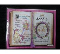 Gift for Sophia Princess Unicorn cornice a scelta e supporto con scritta Special