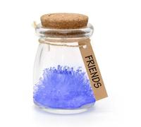 Gift House International IGGI Fiore cristallizzato per esprimere un desiderio, motivo: Friends, colore: Blu