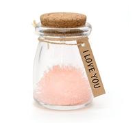 Gift House International IGGI Fiore cristallizzato per esprimere un desiderio, motivo: I Love You, colore: Rosa