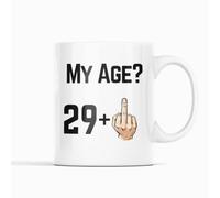 Gift Island Tazza regalo per il 30° compleanno per donne e uomini, con scritta "Born in 1996 Rude Joke", regalo divertente e divertente per figlio e figlia, amico che compie trent'anni