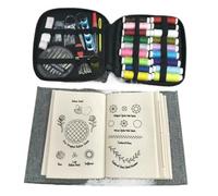 Gift Kit for ricamo Stitch Book: manuale di ricamo fai da te a fogli mobili + set di accessori for cucire (punto croce)