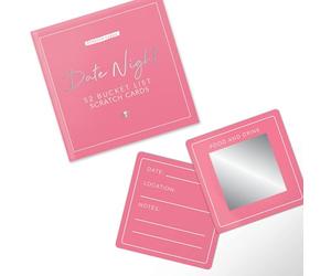 Gift Republic Biglietto da grattare per appuntamenti notturni 52 Idee per appuntamenti per coppie, scatola dei ricordi personalizzata per fidanzato, fidanzata, marito, moglie