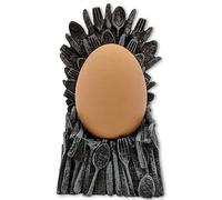 Gift Republic Egg of Thrones - Portauovo in ceramica, colore: Grigio