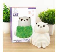 Gift Republic Fioriera Chia in ceramica, bianca, media