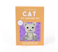 Gift Republic Kawaii Cat Crochet Kit fai da te Set per creare il tuo simpatico gattino all'uncinetto regalo per adolescenti e adulti Crafting idea regalo uncinetto set