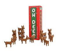 Gift Republic Oh Deer 15 pezzi Natale impilabile gioco divertente famiglia Tumbling torre gioco renne pila regalo per bambini