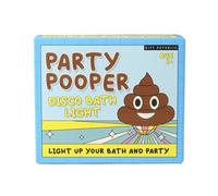 Gift Republic Party Pooper LED Light-up Poop Emoji Bath Toy Fun Colourful Underwater Disco Light Hot Tub / Splash Pool Waterproof Light Gift for Kids and Adults, Brown