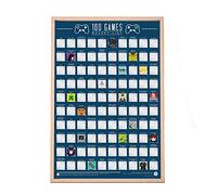 Gift Republic Poster con finestrelle da grattare, motivo: videogiochi