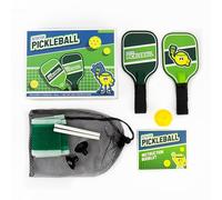 Gift Republic Set da tavolo Pickleball - Mini campo da pickleball da tavolo con 2 pagaie, 1 palla e rete, divertente gioco da tavolo portatile per bambini e adulti, idea per casa o ufficio
