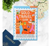 Gift Republic Solo Travel Guide Cards - 100 consigli di viaggio da solo, consigli di sicurezza e ispirazione | Compagno di viaggio tascabile per avventure da soli e zaino in spalla