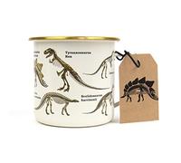 Gift Republic Tazza di smalto dinosauro