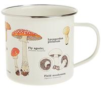 Gift Republic Mushroom Enamel Mug Tazza Smaltata con Funghi, Smalto, Multi, 1 unità (Confezione da 1)