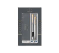 Gift Set DUO - Jotter stainless steel GT sfera + stilografica - punta media - Pa