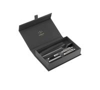Gift Set IM Stainless Steel Edition CT - sfera + stilografica - punta media - ac